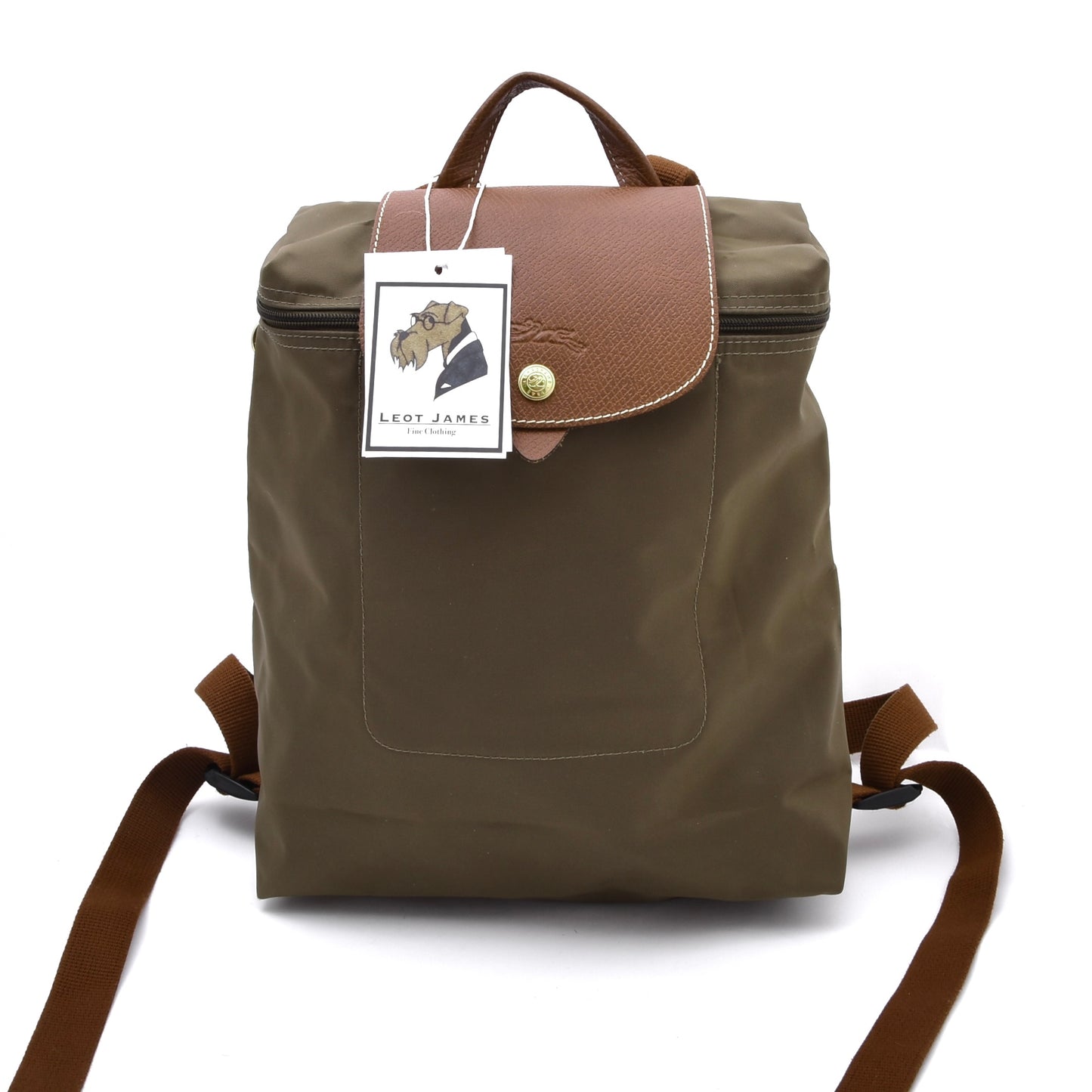 Longchamp Le Pliage Sac a Dos Rucksack/Backpack – Grün