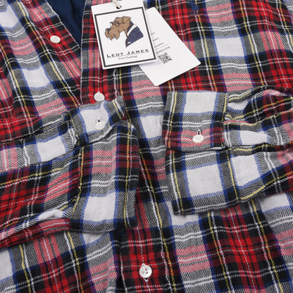 Polo Ralph Lauren Jersey-Lined Flannel Shirt Size XL Custom Fit - Plaid