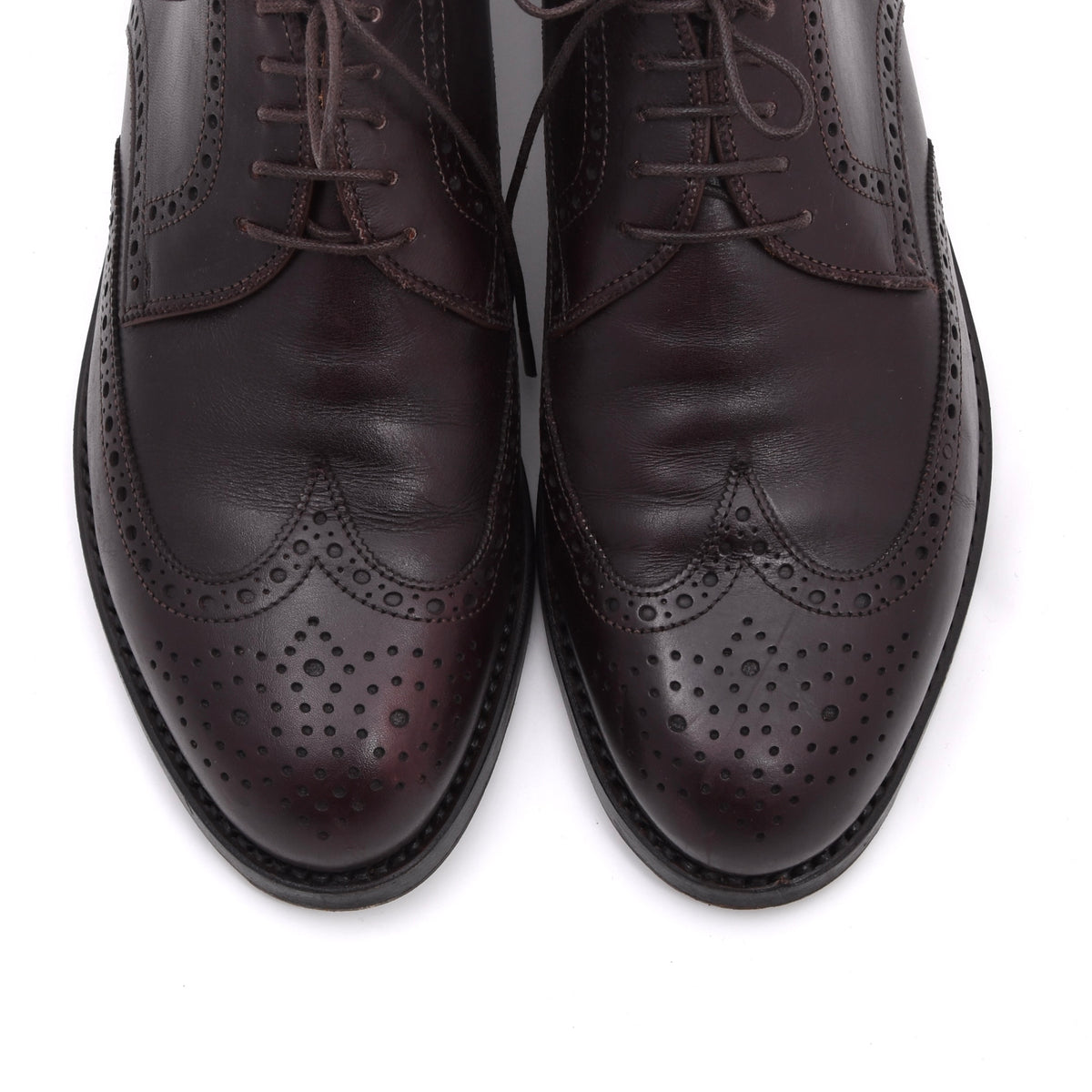 Lederer Brogue Shoes Size42 - Bordeaux