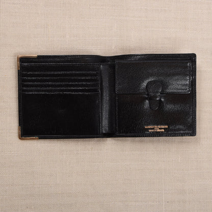 NOS Baumgartner am Graben Wien Feat. 1/10 9kt Gold Leather Wallet - Black