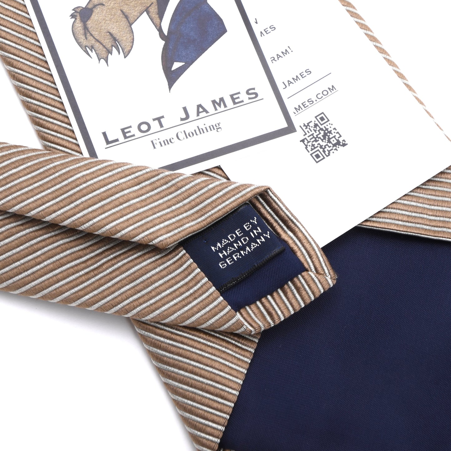 Polo Ralph Lauren Silk-Cotton Tie ca. 141cm/10cm - Stripes