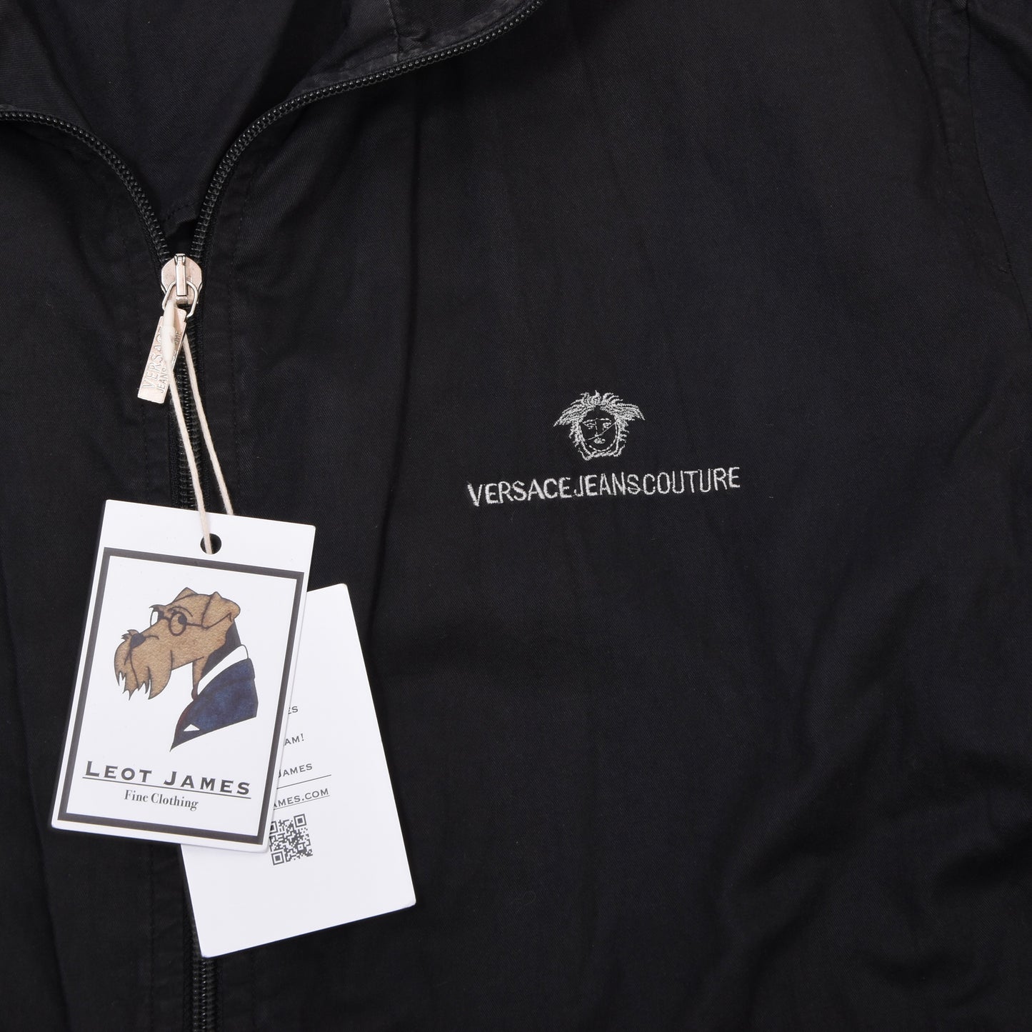 Versace Jeans Couture Leichte Jacke Größe S Brust ca. 56,5 cm - Schwarz