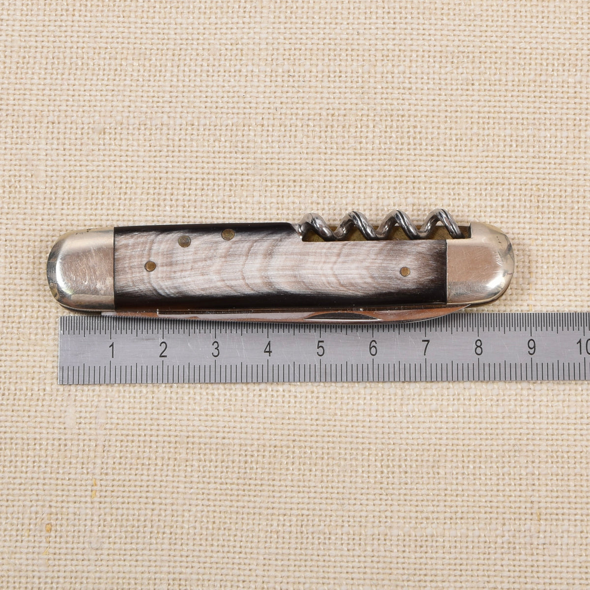 Vintage Friedrich Hartkopf Solingen Taschenmesser mit Horngriff