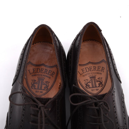 Lederer Brogue Shoes Size42 - Bordeaux