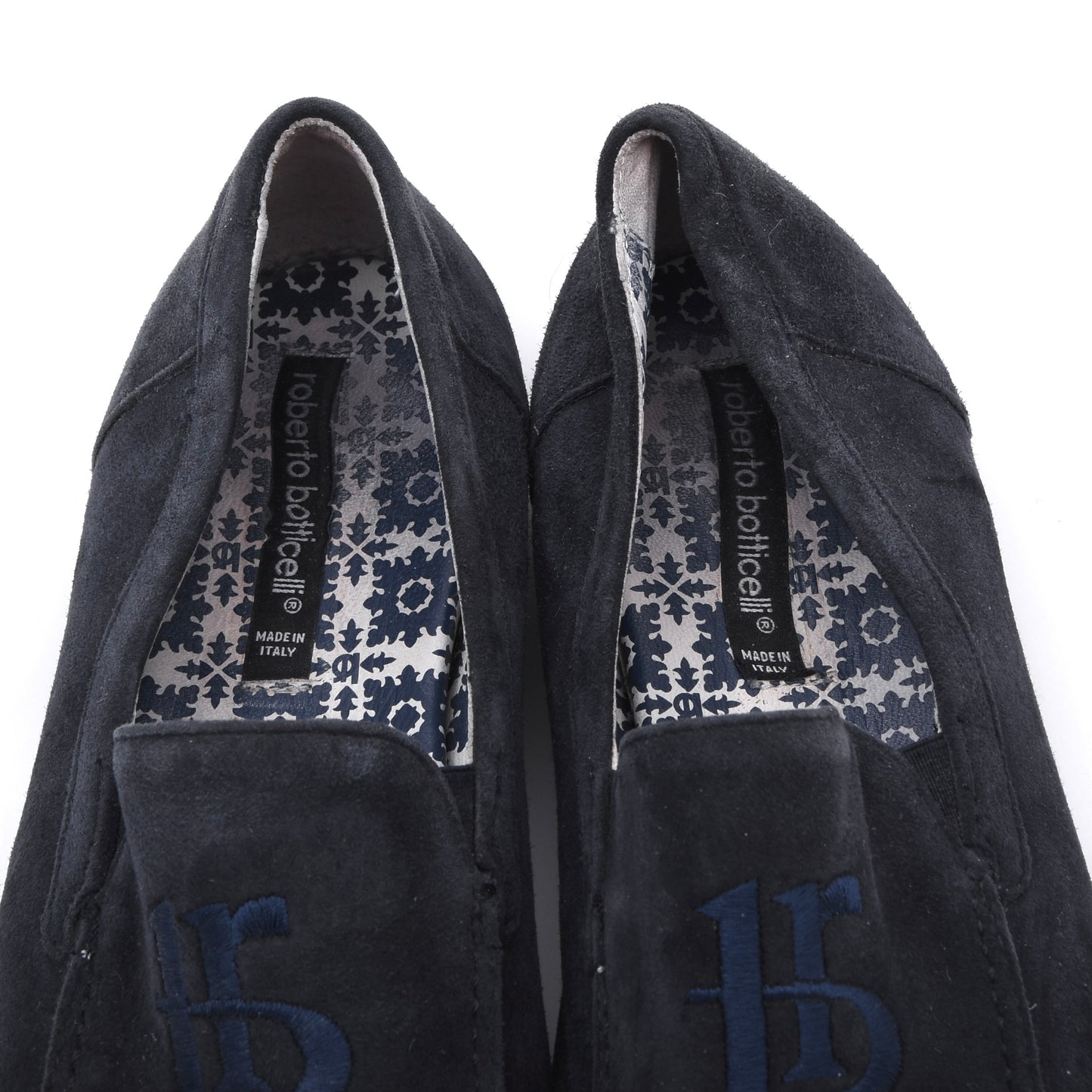 Roberto Botticelli Suede Loafers Size  41 - Blue