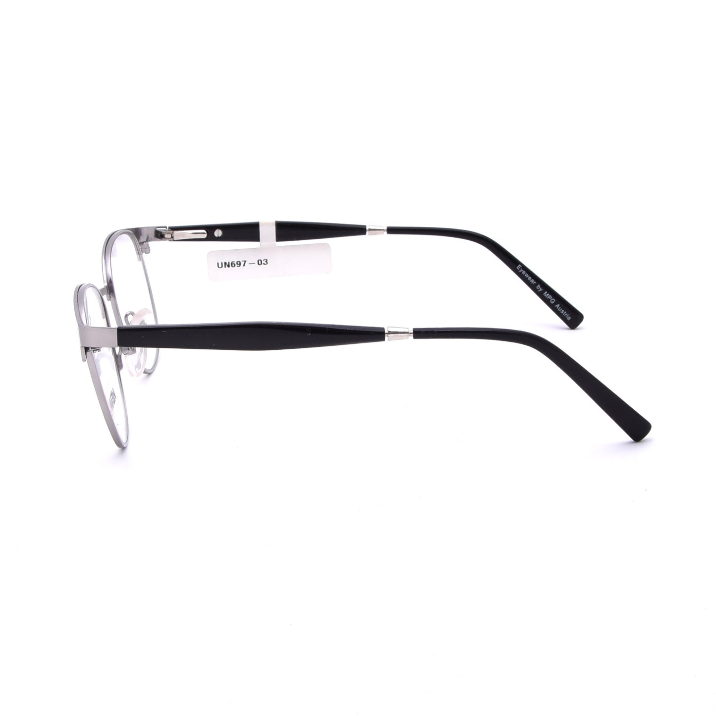 NWOT Vienna Design Frames Mod. UN697 - Silber/Schwarz