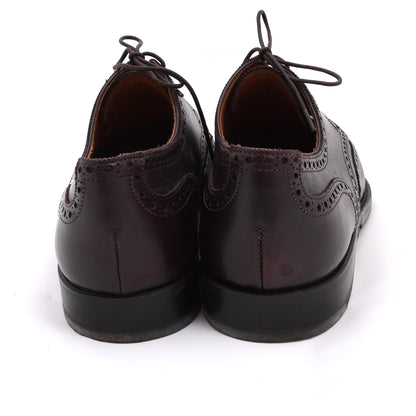 Lederer Brogue Shoes Size42 - Bordeaux