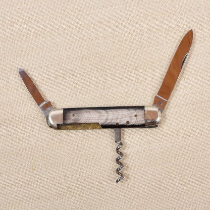 Vintage Friedrich Hartkopf Solingen Taschenmesser mit Horngriff