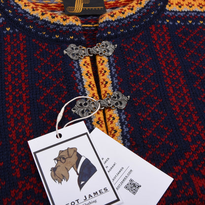 Levandi 100% Wolle Fair Isle/Nordic Pullover Gr. L
