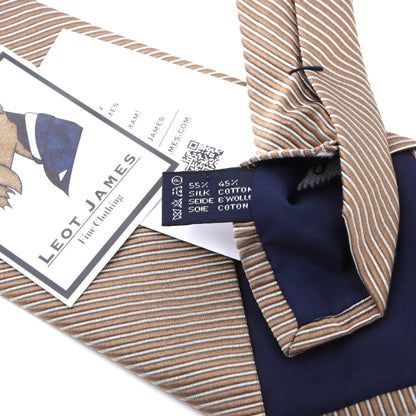 Polo Ralph Lauren Silk-Cotton Tie ca. 141cm/10cm - Stripes