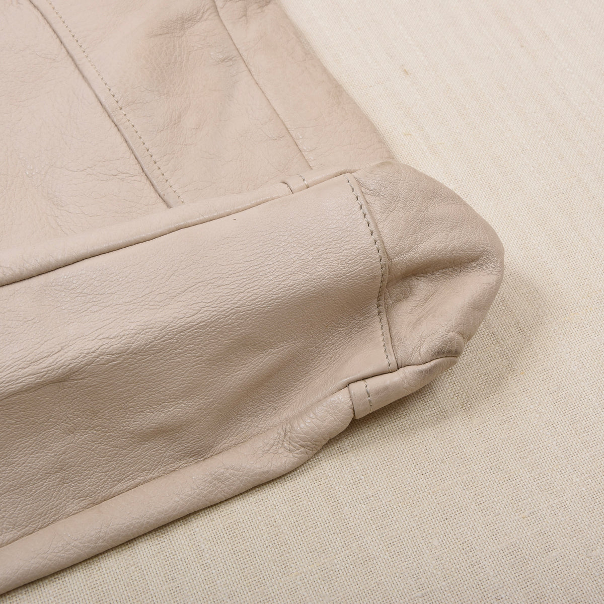 The Bridge Ledertasche Made in Italy – Cremeweiß