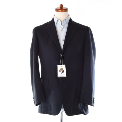 Boglioli Wool Jacket Size 48 Chest ca. 52cm - Navy Blue