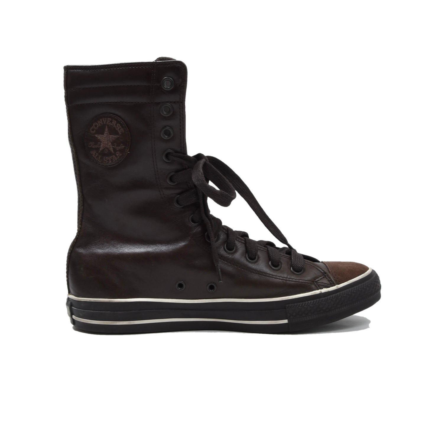 Converse Chuck Taylor Leather 24 Eye Sneakers Size 42 - Brown