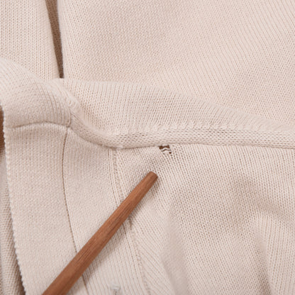 Quintessence Firenze Cotton Cardigan Sweater Chest ca. 46.5cm - Cream