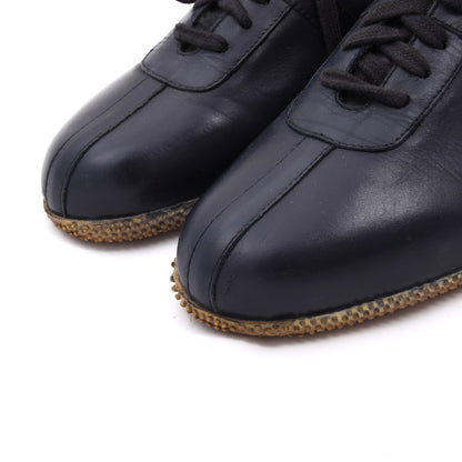 Bally Free M Leder-Sneaker Größe 8 1/2E – Navyblau