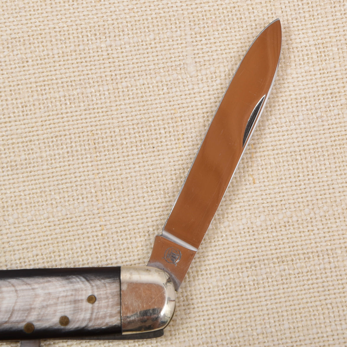 Vintage Friedrich Hartkopf Solingen Taschenmesser mit Horngriff