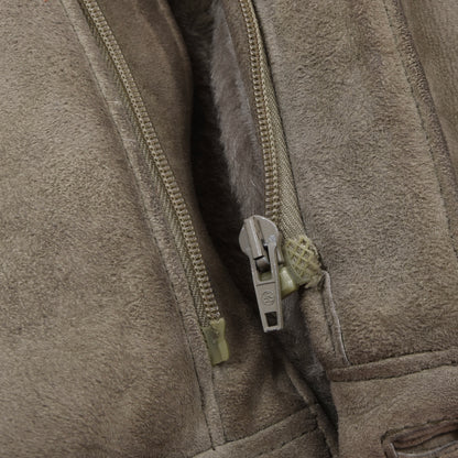 Vintage Lazaride Jacke aus spanischem Shearling, Größe 50 - Taupe