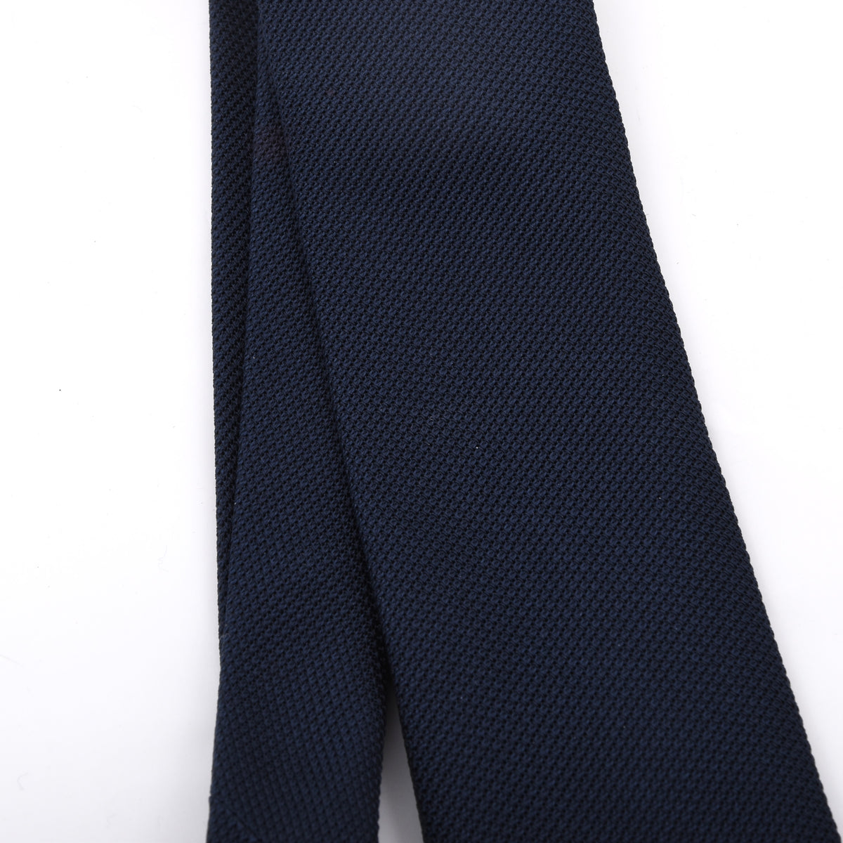 Classic Grenadine 100% Seide Krawatte Made in Italy – Marineblau