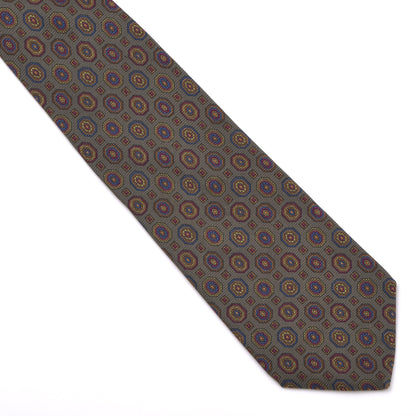 Adonis Silk Tie Made in Switzerland - Green Neat