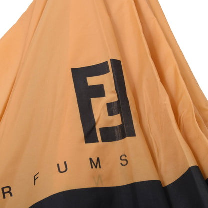 Vintage Fendi Parfums Umbrella - Black & Gold