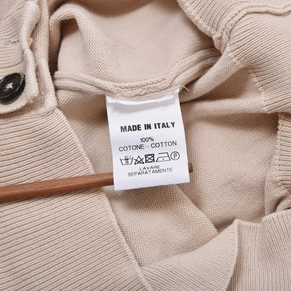 Quintessence Firenze Cotton Cardigan Sweater Chest ca. 46.5cm - Cream