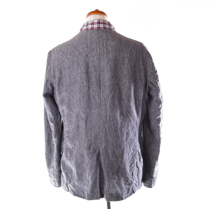 Luis Trenker Cotton Jacket Size 54 Chest ca. 61cm - Blue-Grey