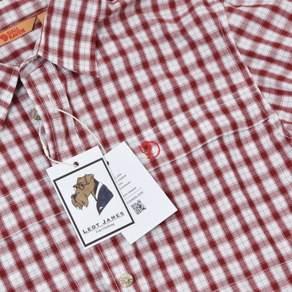 Fjällräven Björn Shirt Size S Chest ca. 52cm - Red Plaid