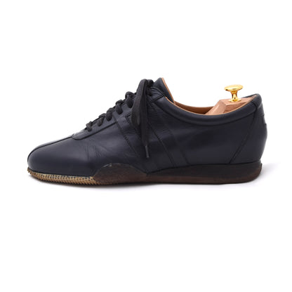 Bally Free M Leder-Sneaker Größe 8 1/2E – Navyblau