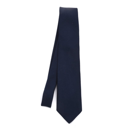 Classic Grenadine 100% Seide Krawatte Made in Italy – Marineblau