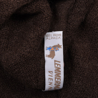 Lemmermayer Vienna 100% Prime Alpaca Sweater Vest/Waistcoat Made in Austria - Brown