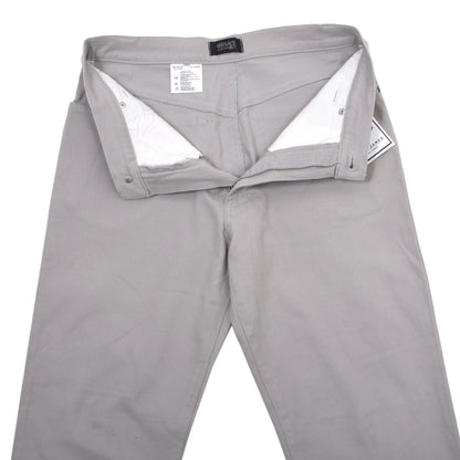 Vintage V2 Versace 5 Pocket Hose Größe W32 ca. 38cm Made in Italy - Grau-Beige
