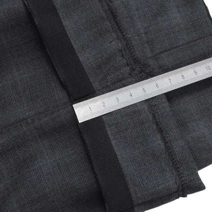 Kiton Napoli 13.2 Micron Wool Suit Size 54  ca. 57.5cm - Grey Plaid