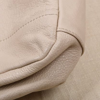 The Bridge Ledertasche Made in Italy – Cremeweiß