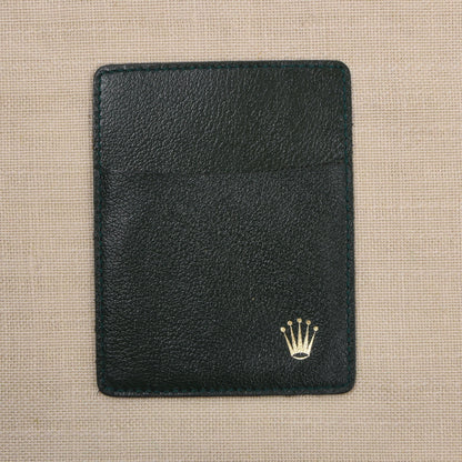 Vintage Leder Rolex Garantieetui Ref. 0101.40.05 - Grün