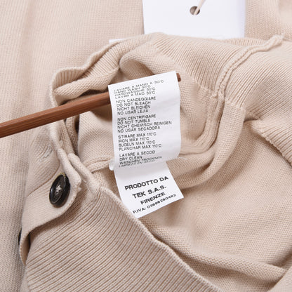 Quintessence Firenze Cotton Cardigan Sweater Chest ca. 46.5cm - Cream