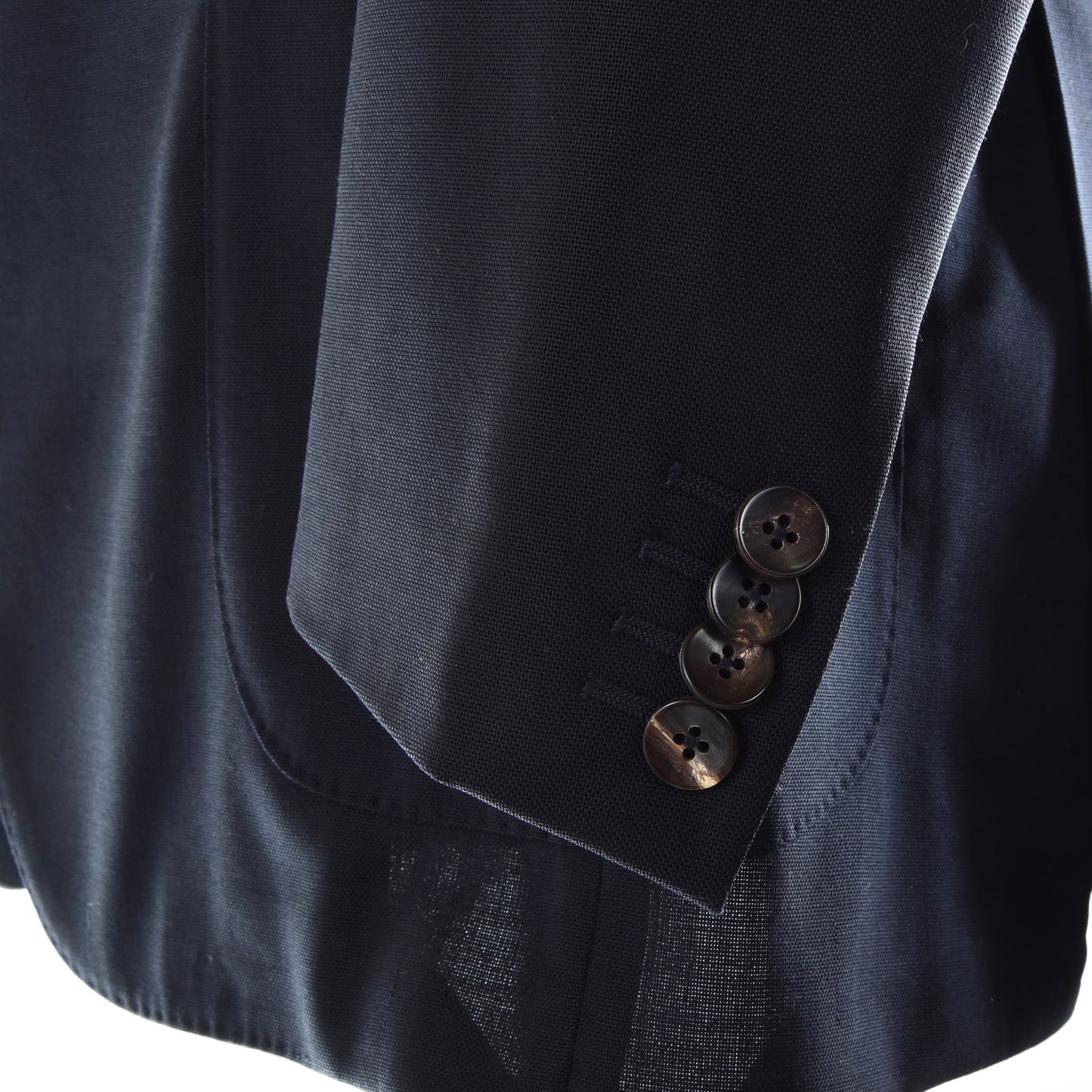 Boglioli Wool Jacket Size 48 Chest ca. 52cm - Navy Blue