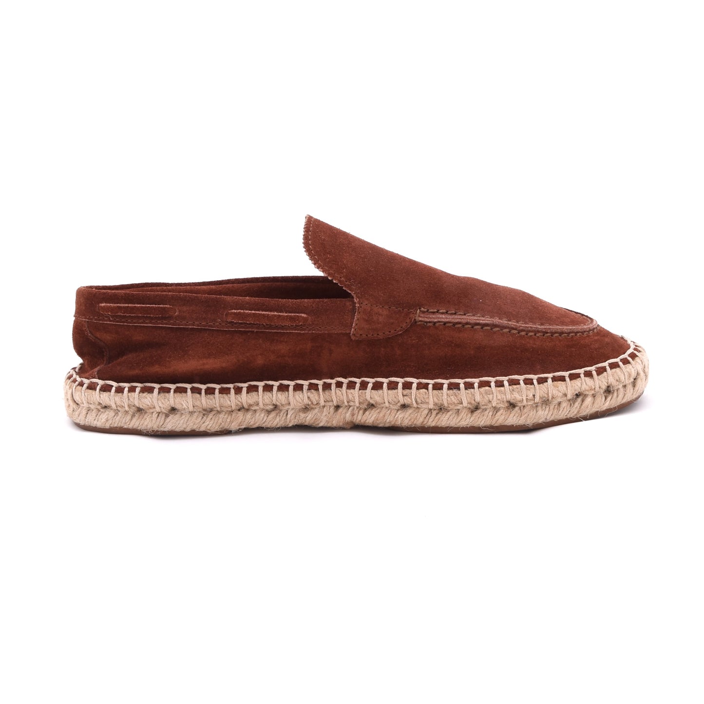 Aurelien Wildleder Espadrilles 'Beachside Loafers' Größe 41 – Tabakbraun