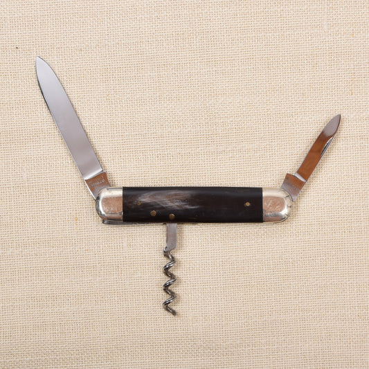 Vintage Friedrich Hartkopf Solingen Horn Handled Pocket Knife