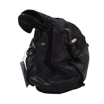 AS 98 Ledertasche ca. 40cm - Schwarz