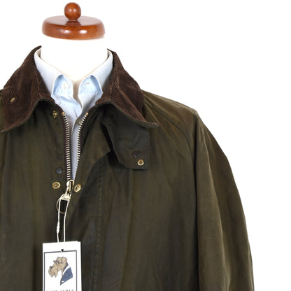 Barbour Beaufort Jacke gewachst A150 Größe C48/122 cm - Grün