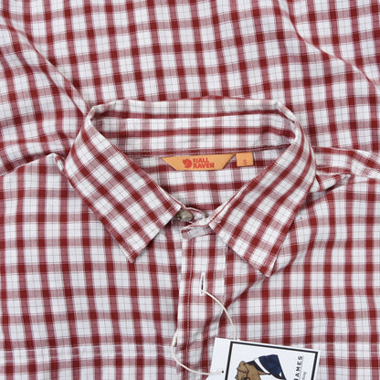 Fjällräven Björn Shirt Size S Chest ca. 52cm - Red Plaid