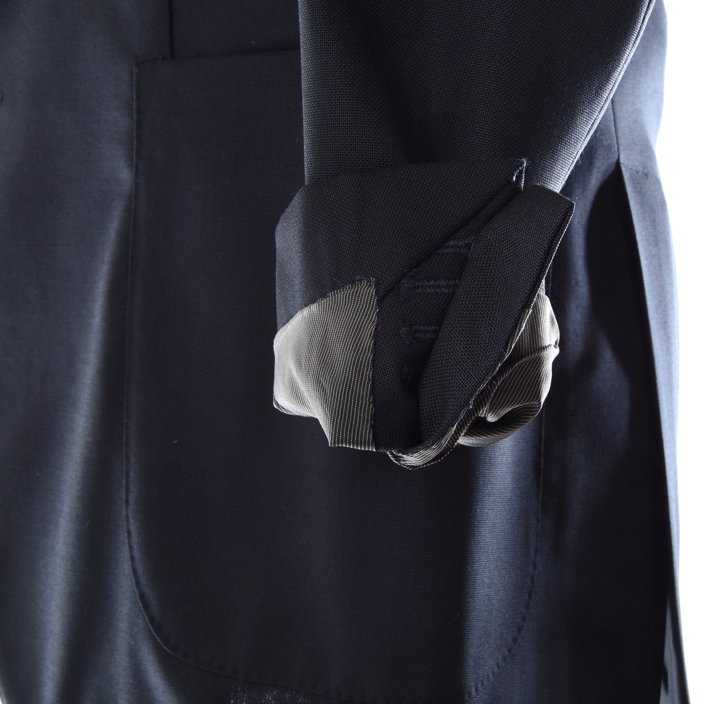 Boglioli Wool Jacket Size 48 Chest ca. 52cm - Navy Blue