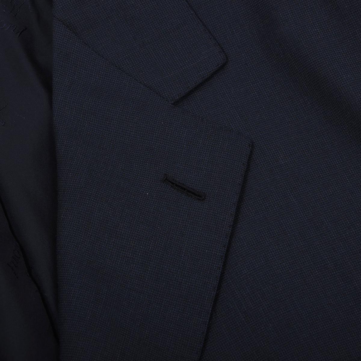 Brioni Super 150s Wolle Maßanfertigung Sakko Made in Italy - Marineblau