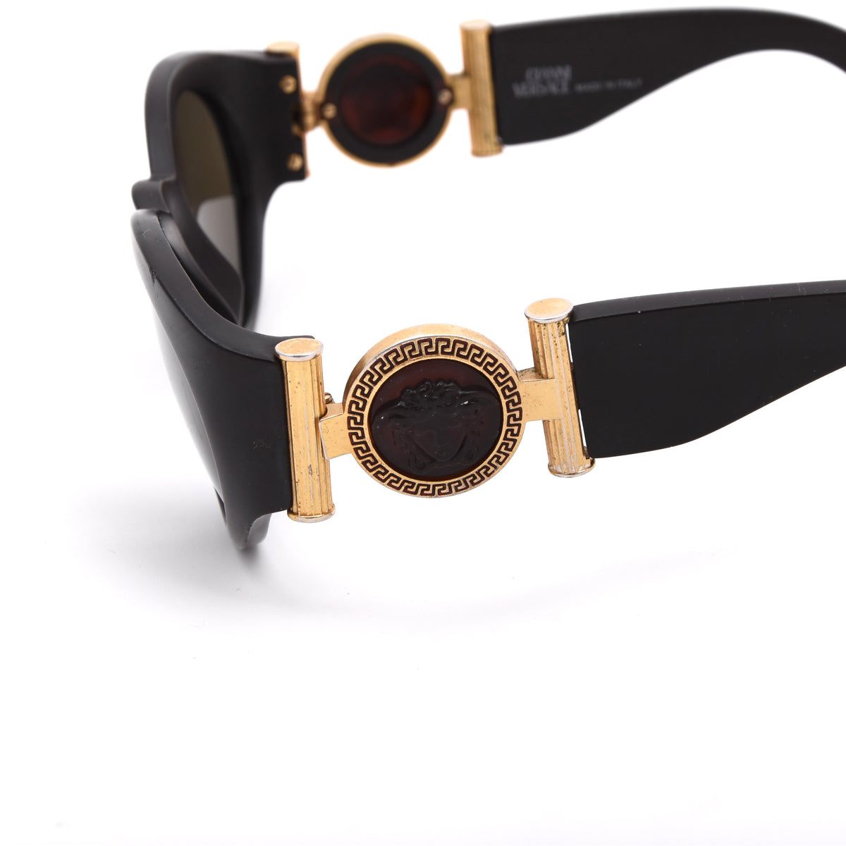 Vintage Gianni Versace Sonnenbrille Mod. 617/B Col. 915 - Braun & Gold