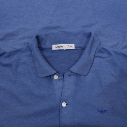 Vintage Armani 2x Polo Shirts  ca. 52.5-54.5cm - Blue/Teal