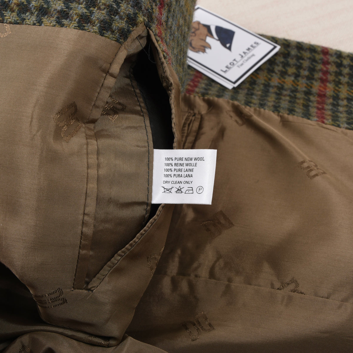 Vintage DAKS London Tweed Sakko Gr. 50 Made in the UK