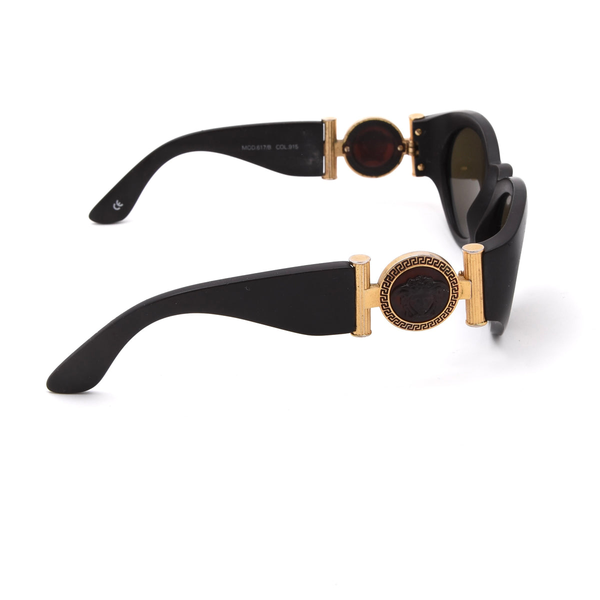 Vintage Gianni Versace Sonnenbrille Mod. 617/B Col. 915 - Braun & Gold