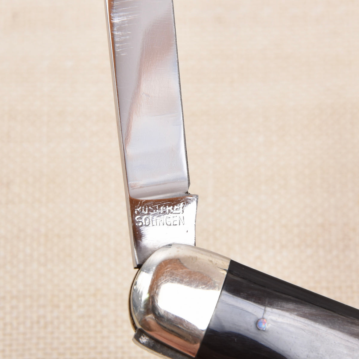 Vintage Friedrich Hartkopf Solingen Taschenmesser mit Horngriff
