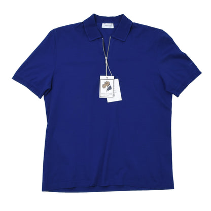 Salvatore Ferragamo Zip Polo Shirt Chest ca. 52cm - Blue