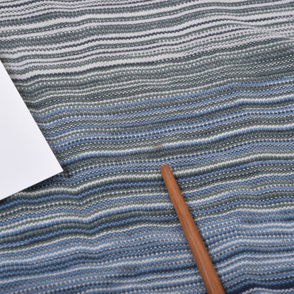 Missoni Polo Shirt Size L ca. 54.5cm - Blue Stripe